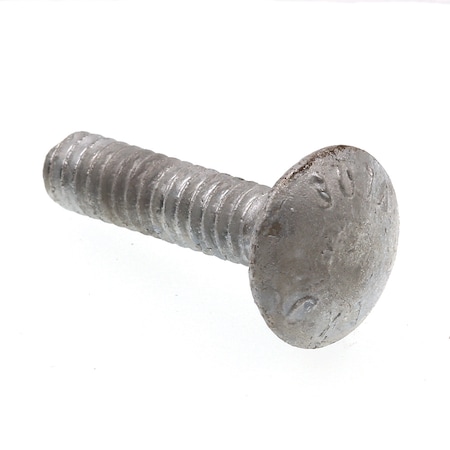 Prime-Line Carriage Bolts 1/4in-20 X 1in A307 Grade A Hot Dip Galv Steel 50PK 9062184
